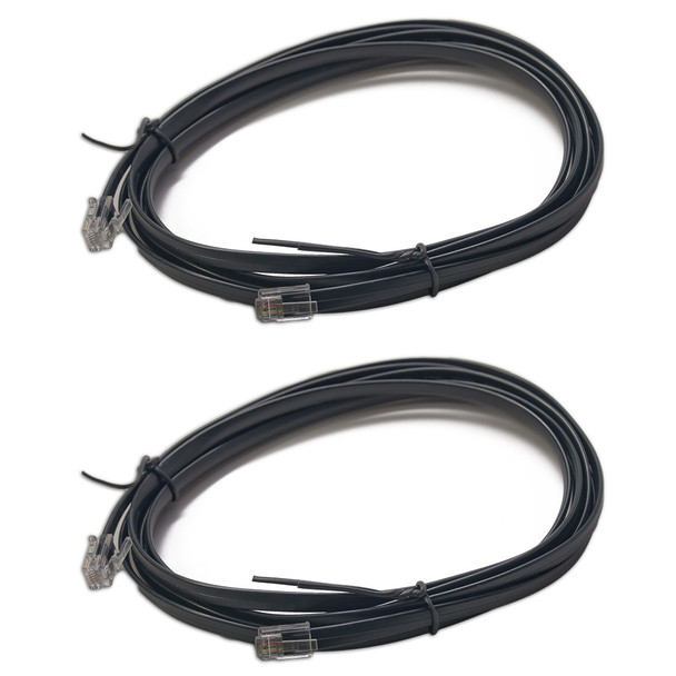 Digitrax LNC82 - 8’ LocoNet Cables-2 Pack  - Multi Scale