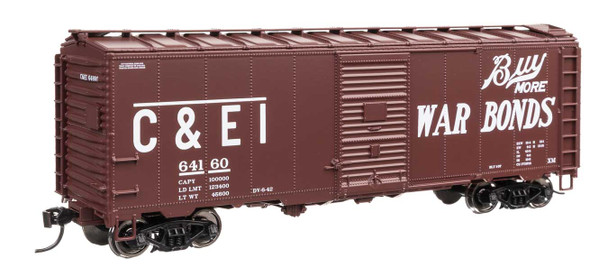 Walthers Mainline 910-2745 - 40' AAR Modified 1937 Boxcar Chicago & Eastern Illinois (C&EI) 64160 - HO Scale