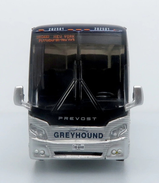 Iconic Replicas 87-0659 - Prevost H3-45 Coach: Greyhound Scenicruiser Vintage Livery   - HO Scale