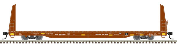 Atlas Trainman 20007961 - Bulkhead Flat Car Union Pacific (UP) (Brown) 262262 - HO Scale