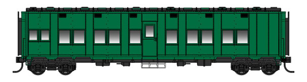 PRE-ORDER: Walthers Proto 920-17800 - Pullman-Standard Troop Sleeper Car (Lighted) Unlettered  - HO Scale
