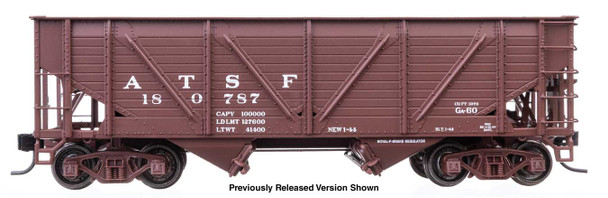 PRE-ORDER: Walthers Proto 920-105909 - 34' Steel-Sheathed War Emergency Hopper Atchison, Topeka and Santa Fe (ATSF) 180687 - HO Scale