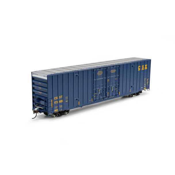 Athearn 2275 - 60' Gunderson High Cube Double Door Box Car CSX (CSXT) 173405 - HO Scale