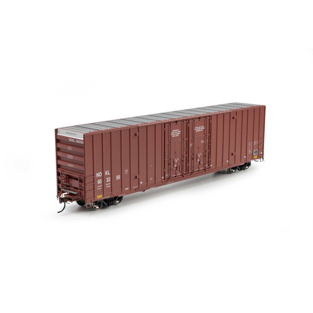 Athearn 2284 - 60' Gunderson High Cube Double Door Box Car Northwestern Oklahoma Railroad (NOKL) 603259 - HO Scale