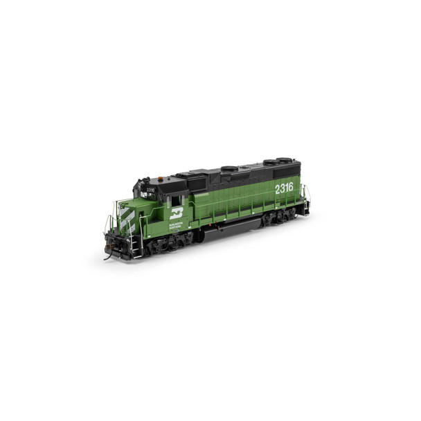 Athearn Genesis 1805 - EMD GP38-2 (DC Silent) Burlington Northern (BN) 2316 - HO Scale