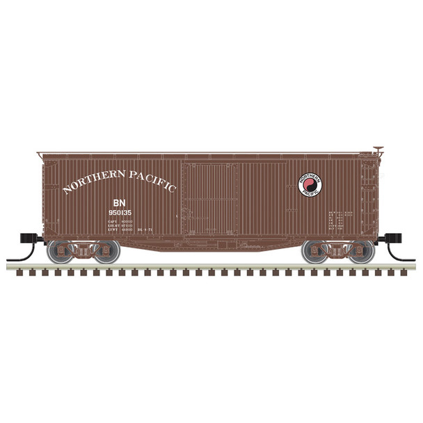 PRE-ORDER: Atlas Master 50007957 - USRA Double Sheathed Box Car Burlington Northern (BN) 950135 (ex-NP patch out) - N Scale