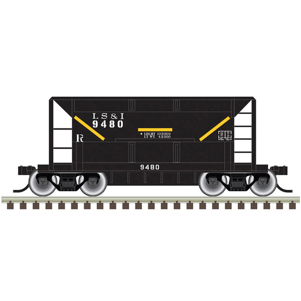 PRE-ORDER: Atlas Trainman 50007858 - 70 Ton Ore Car Lake Superior and Ishpeming (LS&I) 9480 w/ Conspic Stripes - N Scale