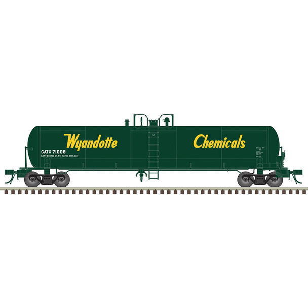 PRE-ORDER: Atlas Master 50007797 - 20,700 Gallon Tank Car Wyandotte (GATX) 71025 - N Scale