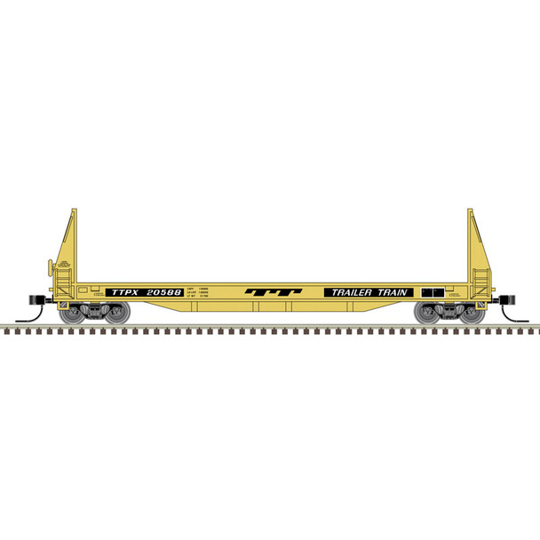 PRE-ORDER: Atlas Master 50007477 - 50' SIECO Pulpwood Flat Car Trailer Train (TTX)† 20588 - N Scale