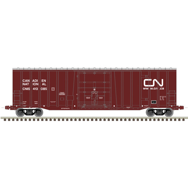 PRE-ORDER: Atlas Master 20008524 - NSC 50' Plug Door Box Car Canadian National (CNIS transitional) 413085 - HO Scale