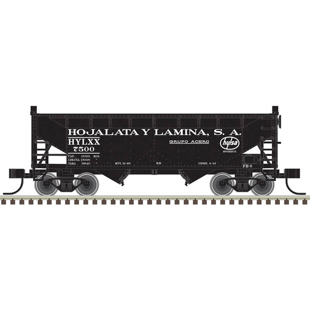 PRE-ORDER: Atlas Trainman 20008511 - 2-Bay Offset Hopper Hojalata Y Lamina S.A. 7500 - HO Scale