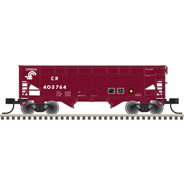 PRE-ORDER: Atlas Trainman 20008503 - 2-Bay Offset Hopper Conrail (CR) 403764 (Full Repaint) - HO Scale