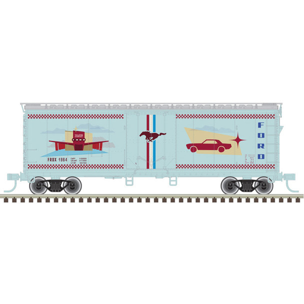 PRE-ORDER: Atlas Trainman 20008364 - 40' Plug Door Box Car Ford© Vintage Mustang© 1964 - HO Scale