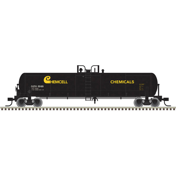 PRE-ORDER: Atlas Master 20008288 - 20,700 Gallon Tank Car ChemCell Chemicals (CGTX) 20172 - HO Scale