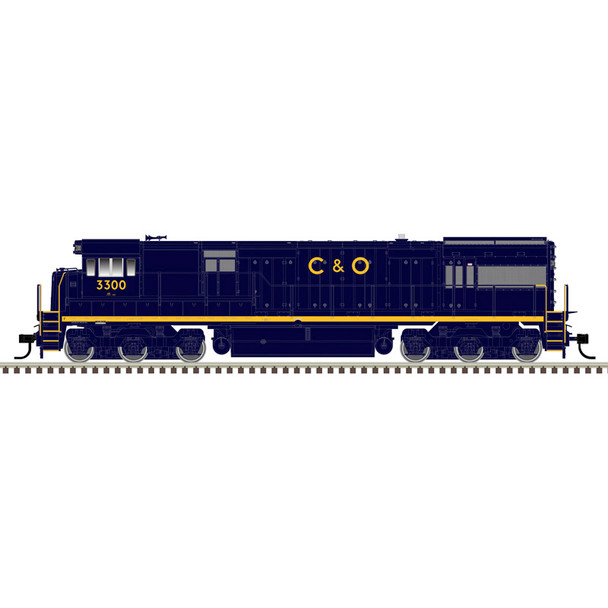 PRE-ORDER: Atlas Master Gold 10005271 - GE U30C (DCC and Sound) Chesapeake & Ohio (C&O) 3300 - HO Scale