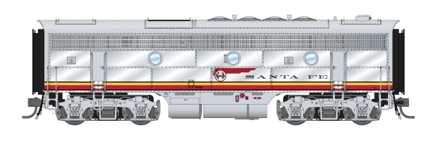 PRE-ORDER: Broadway Limited 10534 - EMD F3B (DCC and Sound) Atchison, Topeka and Santa Fe (ATSF) 34B - HO Scale