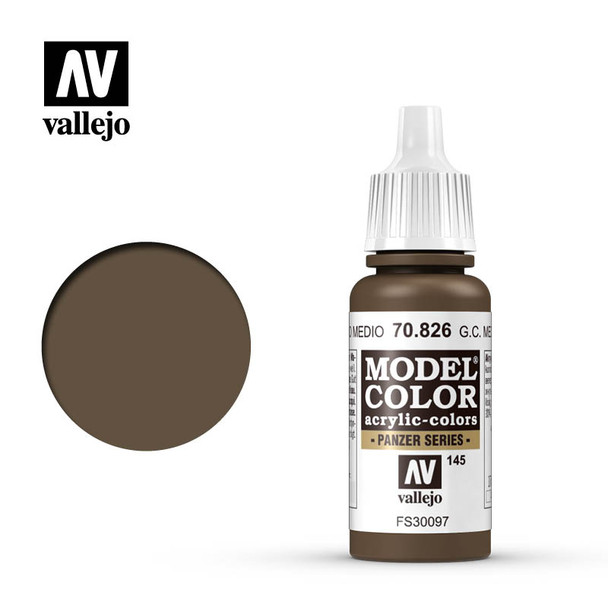 Vallejo Model Color #145 17ml - 70-826 - German Camo. Medium Brown