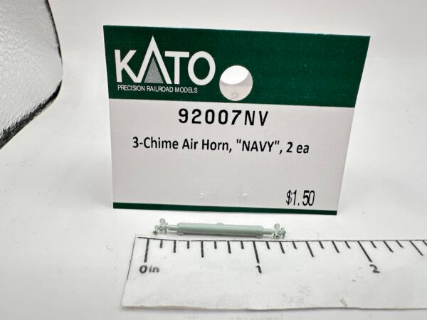 Kato 92007NV -  3-Chime Airhorn, NAVY, 2 ea  - N Scale