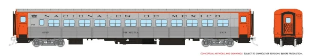 PRE-ORDER: Rapido 1062027 - Hawker Siddeley RT-85 Mexico Coach Nacionales De Mexico (NDM) 4345 - HO Scale