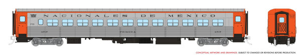 PRE-ORDER: Rapido 1062028 - Hawker Siddeley RT-85 Mexico Coach Nacionales De Mexico (NDM) 4363 - HO Scale
