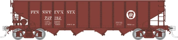 PRE-ORDER: Rapido 1137004A-727394 - H21E 4-Bay Hopper Pennsylvania (PRR) 727394 (Circle Keystone) - HO Scale