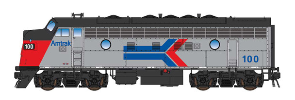 PRE-ORDER: InterMountain 49034-01 - EMD F7A (DCC without Sound) Amtrak (AMTK) 100 - HO Scale