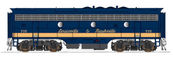 PRE-ORDER: InterMountain 495131-02 - EMD F7B (DCC without Sound) Louisville & Nashville (L&N) 745 - HO Scale