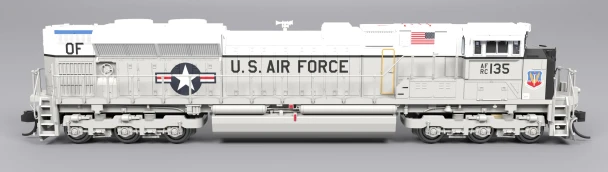 Broadway Limited 9985 -  EMD SD70ACe  Fantasy Paint (DC Silent) US Air Force (USAF) 135 - N Scale