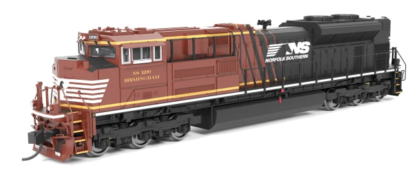 Broadway Limited 9986 -  EMD SD70ACe  "Birmingham", Office Car Special (DCC and Sound) Norfolk Southern (NS) 1230 - N Scale
