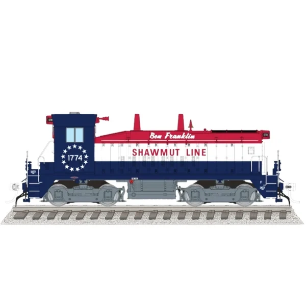 Rapido 27616 - EMD SW9  Shawmut Line (DCC and Sound) 1774 Ben Franklin - HO Scale