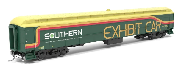 Broadway Limited 9939 - Exhibit Car Southern (SOU) 24 - HO Scale
