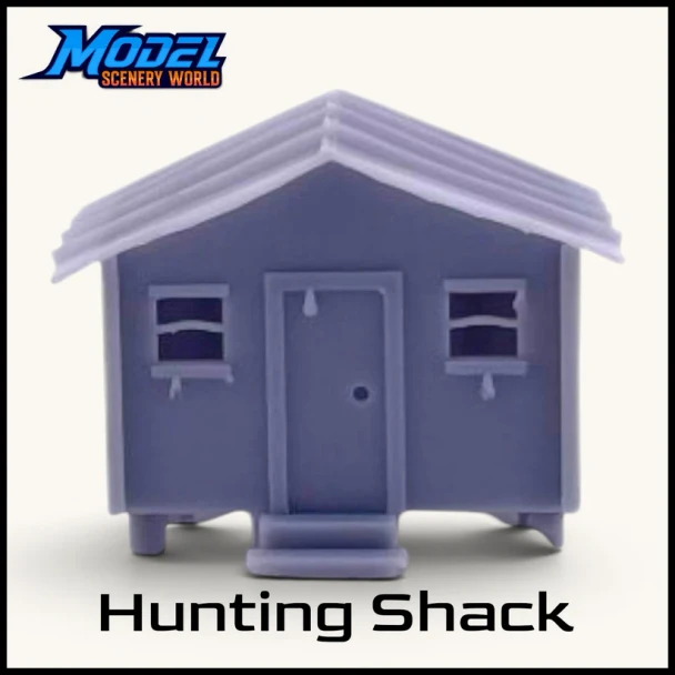 Model Scenery World N118 - Hunting Shack Resin Building  - N Scale