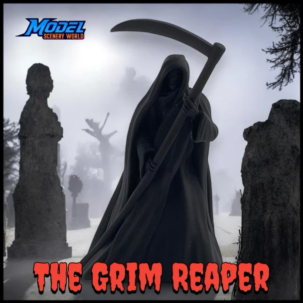 Model Scenery World N131 - Grim Reaper Ghost Figure  - N Scale