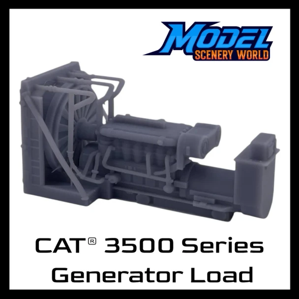 Model Scenery World N181 - CAT® 3500 Series Generator Load  - N Scale
