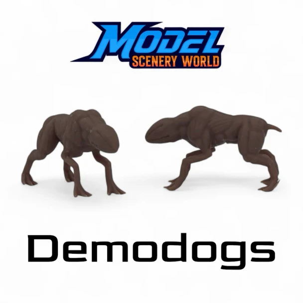Model Scenery World N236 - Demodogs (2pk) - Brown  - N Scale