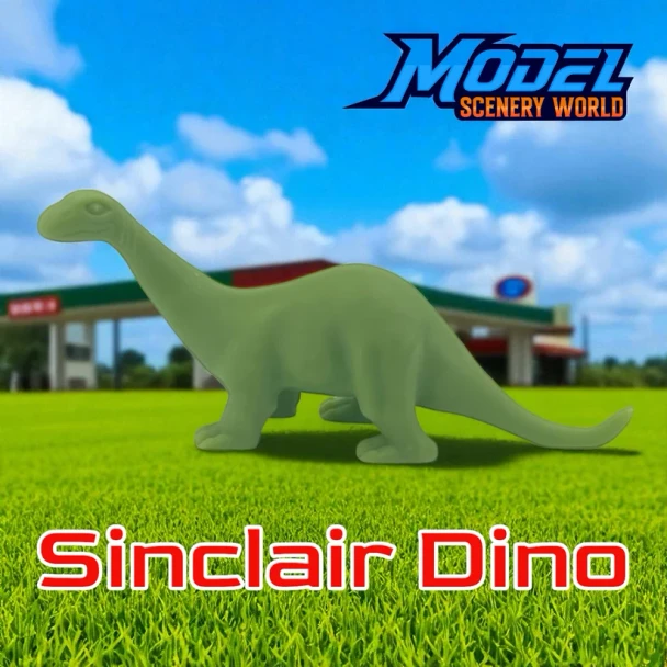 Model Scenery World N288 - Dino for Sinclair Station - Green  - N Scale