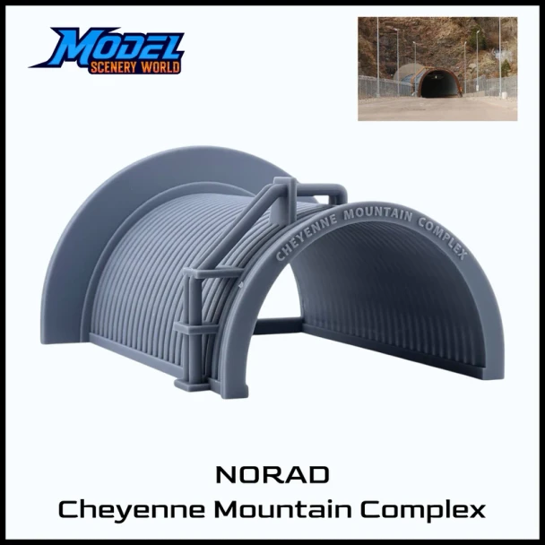 Model Scenery World HO046 - NORAD Cheyenne Mountain Complex  - HO Scale
