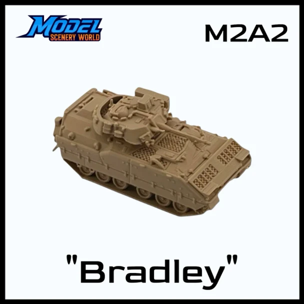 Model Scenery World HO061 - M2A2 Bradley Tank - Beige  - HO Scale