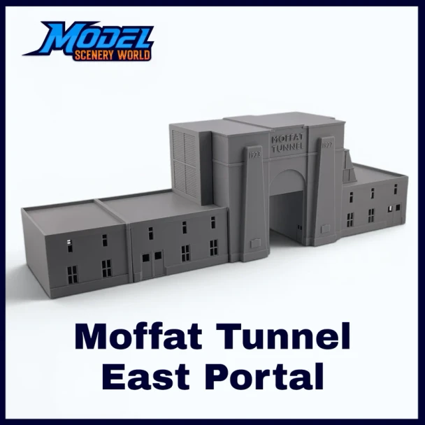 Model Scenery World HO110 - Moffat Tunnel East Portal Complete Structure  - HO Scale