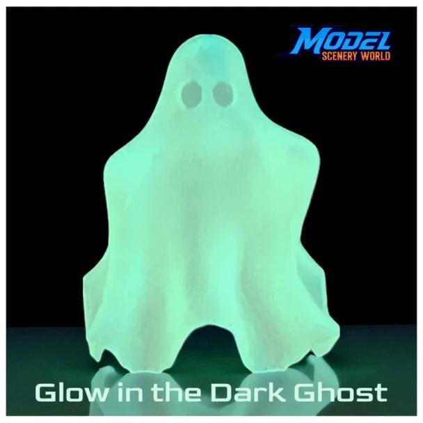 Model Scenery World HO155 - Glow in the Dark Ghost Figure  - HO Scale