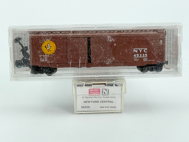 Pre-Owned: Micro-Trains 50’ Standard box car, double door New York Central 45335 - N Scale