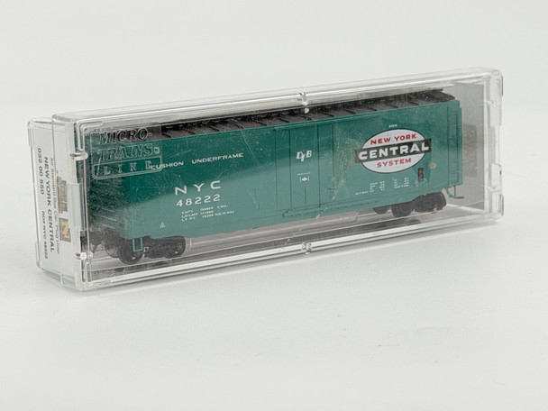 Pre-Owned: Micro-Trains 50’ Standard box car, Plug Door New York Central 48222 - N Scale