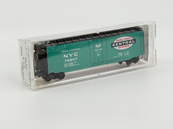 Pre-Owned: Micro-Trains 50’ Standard box car, Plug Door New York Central 78807 - N Scale