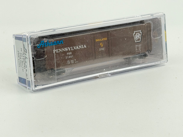 Pre-Owned: Athearn 50’ PS-1 Box Car Plug Door Pennsylvania 21001 - N Scale