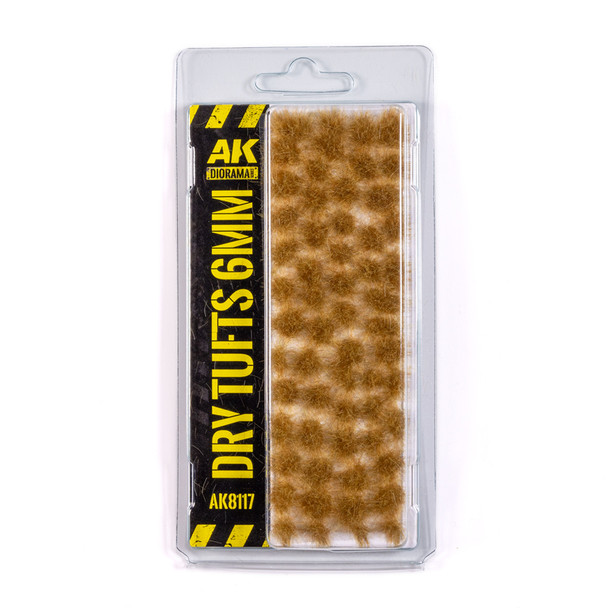 AK Interactive 8117 - Dry Tufts 6mm  - Multi Scale