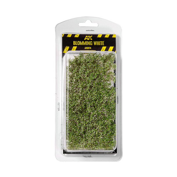 AK Interactive 8174 - Blomming White Shrubberies / 75mm / 90mm  - Multi Scale
