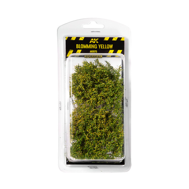 AK Interactive 8175 - Blomming Yellow Shrubberies / 75mm / 90mm  - Multi Scale