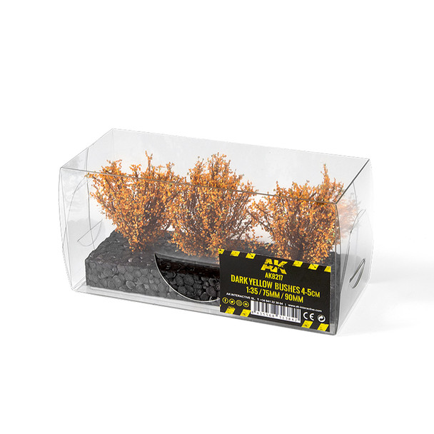AK Interactive 8217 - Dark Yellow Bushes 4-6 cm  - Multi Scale