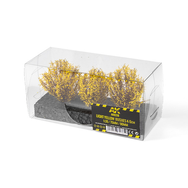AK Interactive 8218 - Light Yellow Bushes 4-6 cm  - Multi Scale