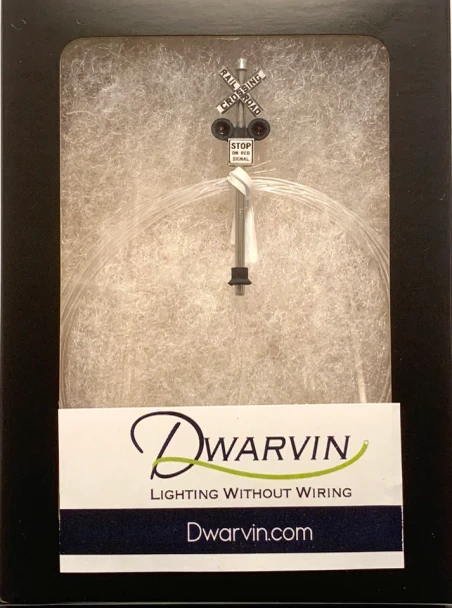 Dwarvin DVFLRRX201 - Scale Fiber-Lit Crossing Flasher (Single)  - N Scale